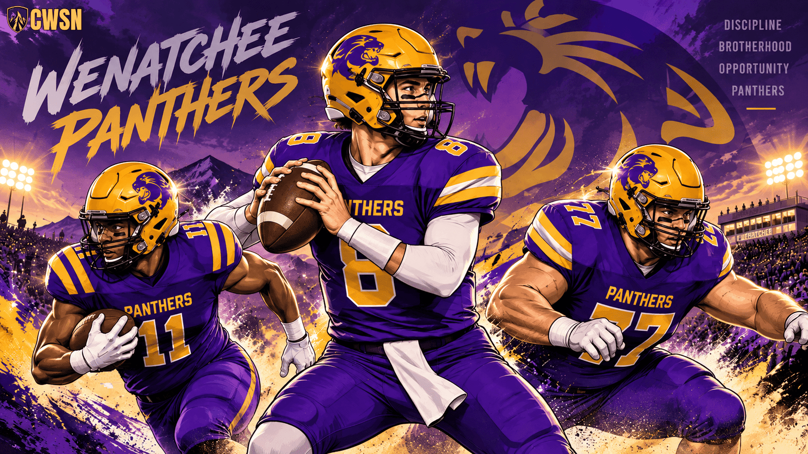 Airborne: Wenatchee Panthers Wide Receivers Take Flight in Gritty 27-12 Road Win